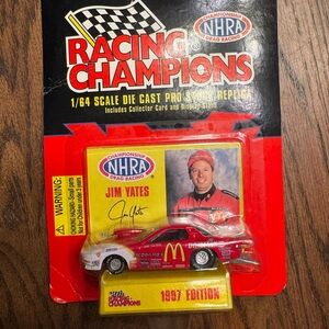 NHRA Jim Yates Red Die-Cast 1/64 Scale Collectible